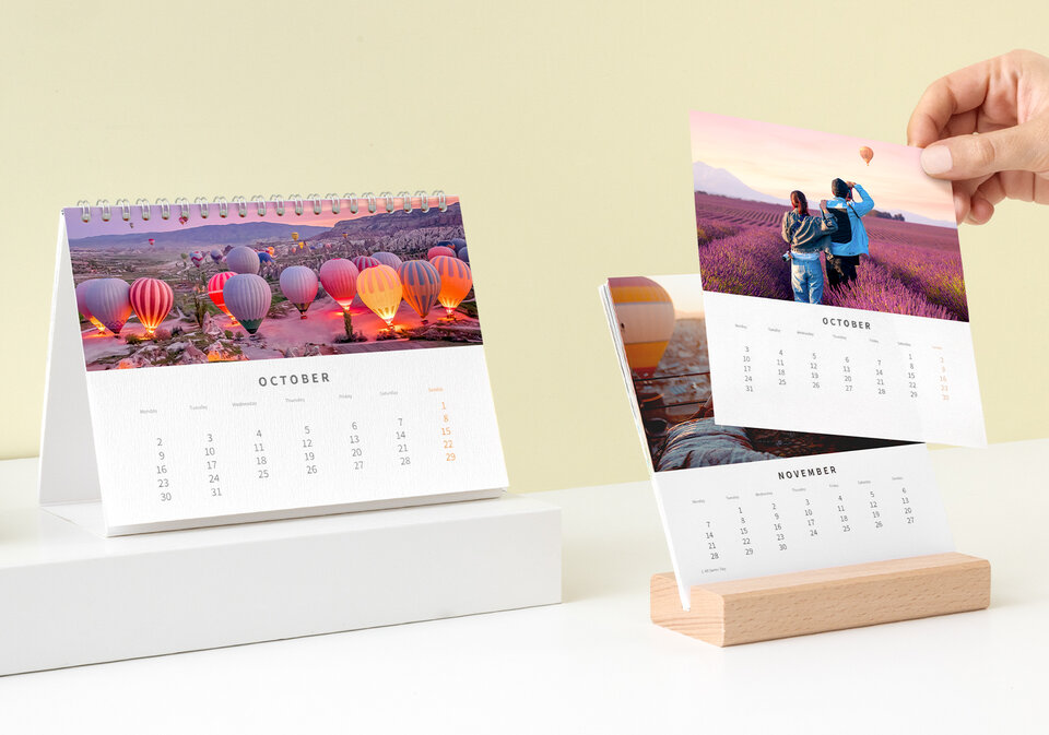 Calendarios de sobremesa
