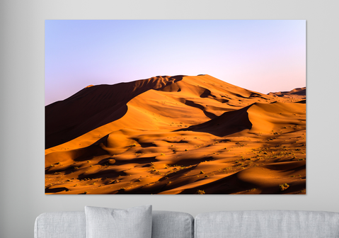 SIMBJOIS - Mensch in LandschaftWandbild