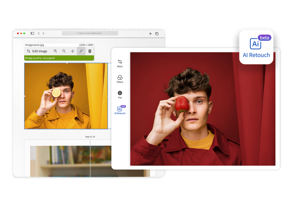 Edit your images easily with the AI Editor (Beta)