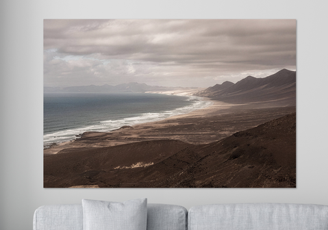 SIMBJOIS - Mensch in LandschaftWandbild