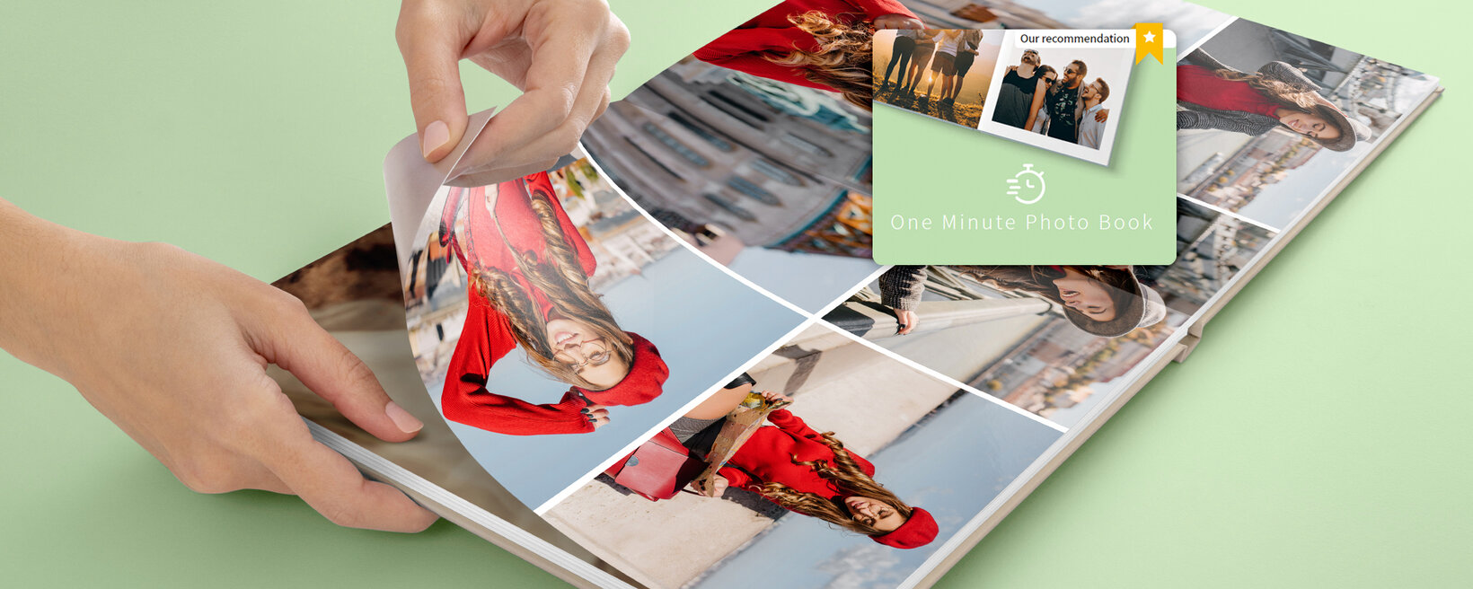 Cómo diseñar un álbum de fotos en un minuto