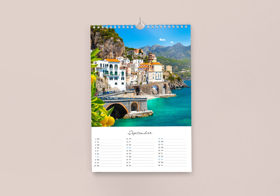 Wandkalender 20 x 30 (A4 hoch)