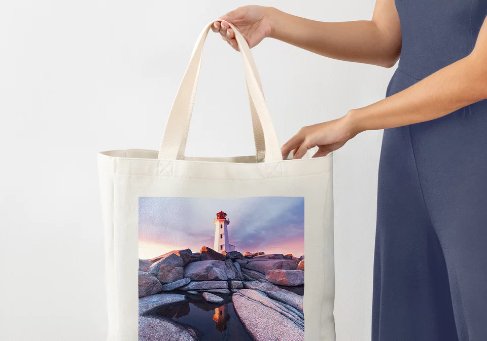 Saco de compras fotográfico — personalizado