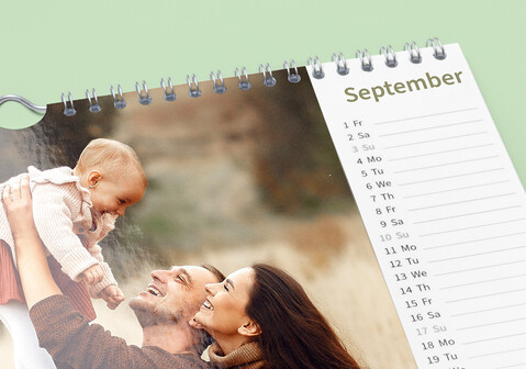 Premium glänzendes Papier für Kalender