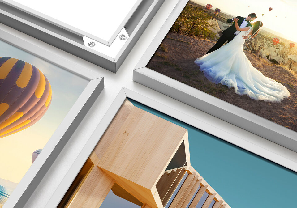 Changeable Frame: Quick exchange for regularly updated displays