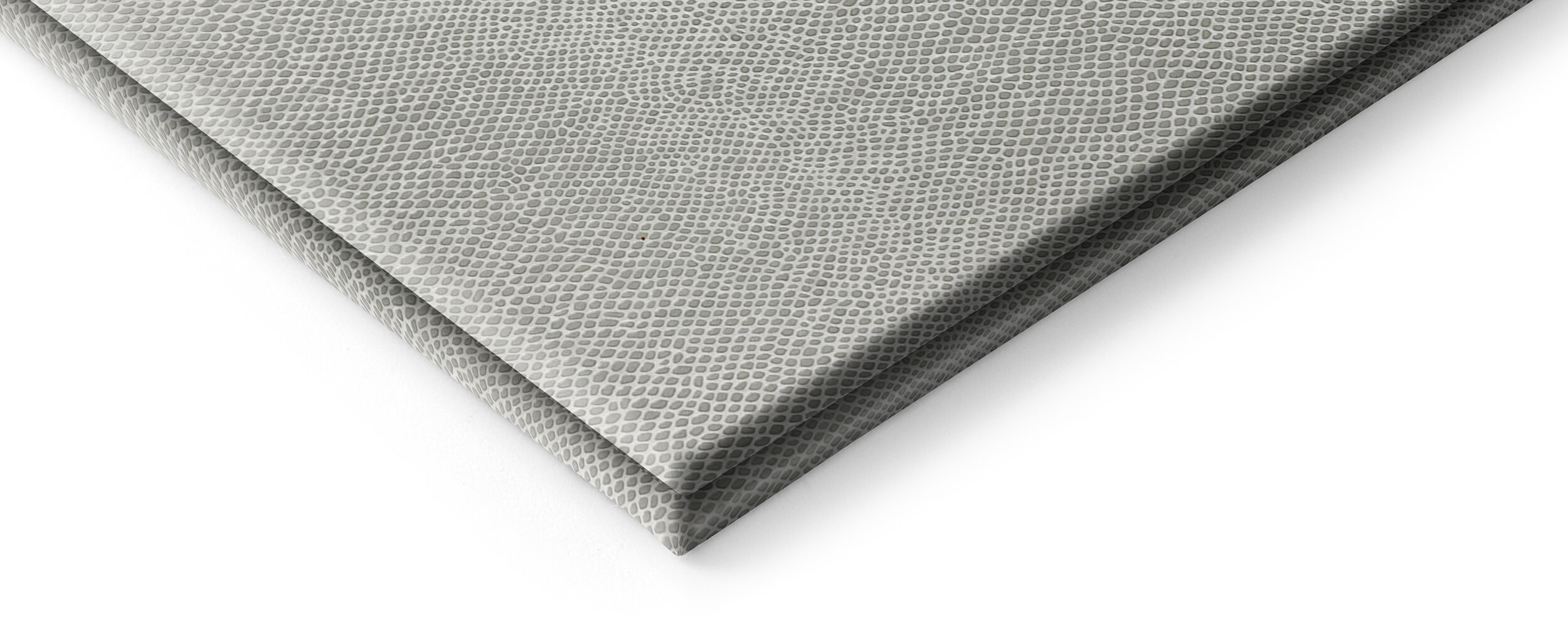 snake leatherette grey