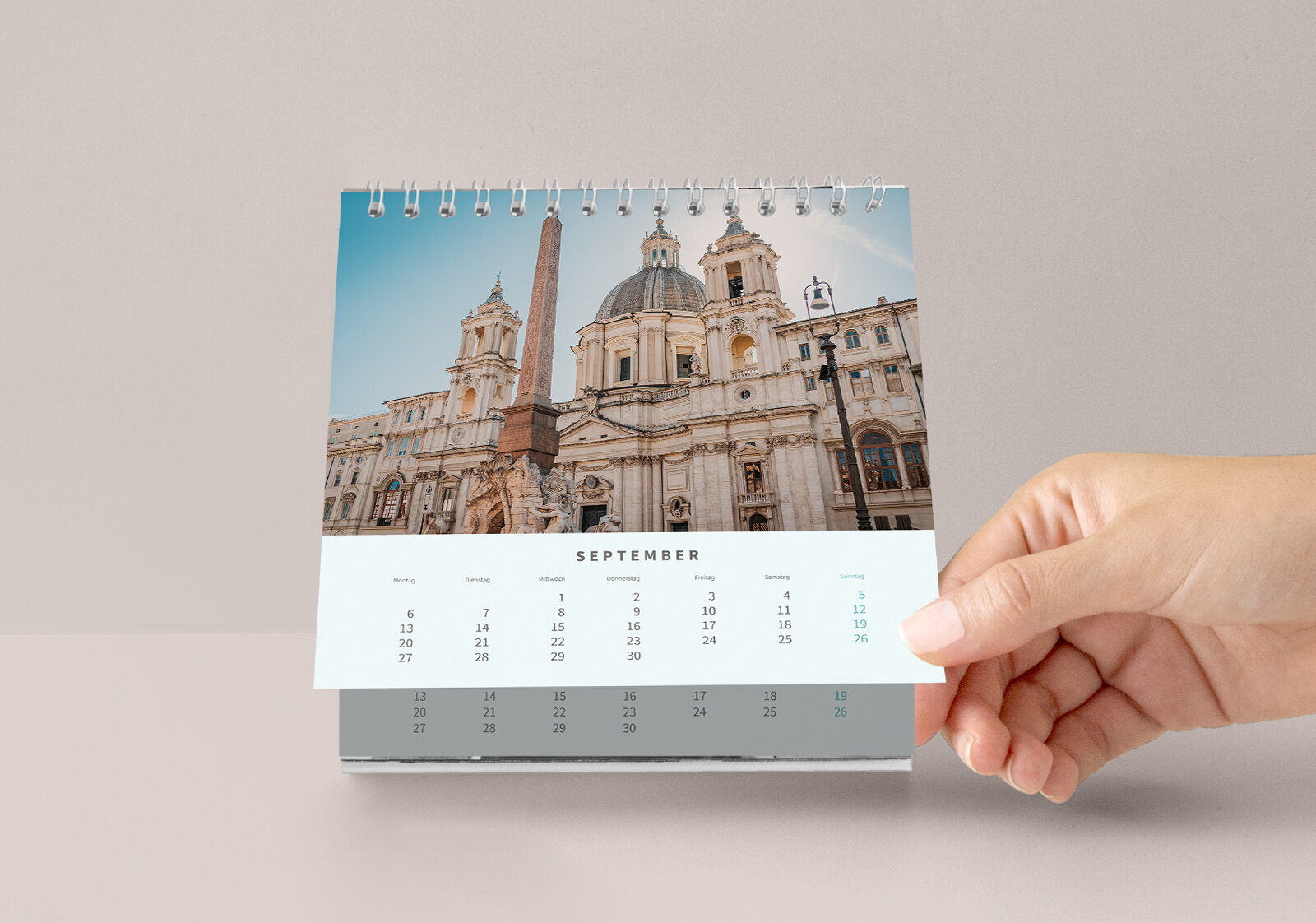 Tischkalender 14 x 14