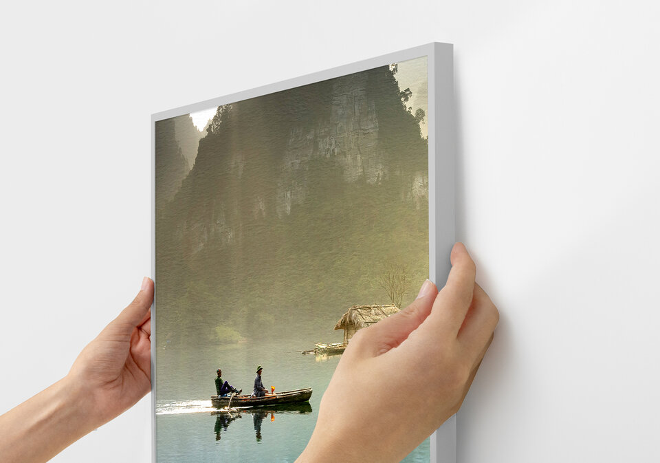 Wall Art in Aluminium Frame - 4