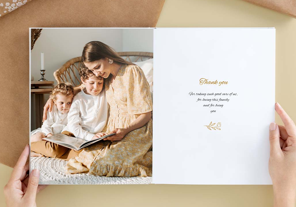 📚 Create a Photo Book filled with her favourite memories