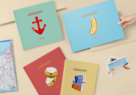 Neue Fotobuch-Designs für Reiseziele