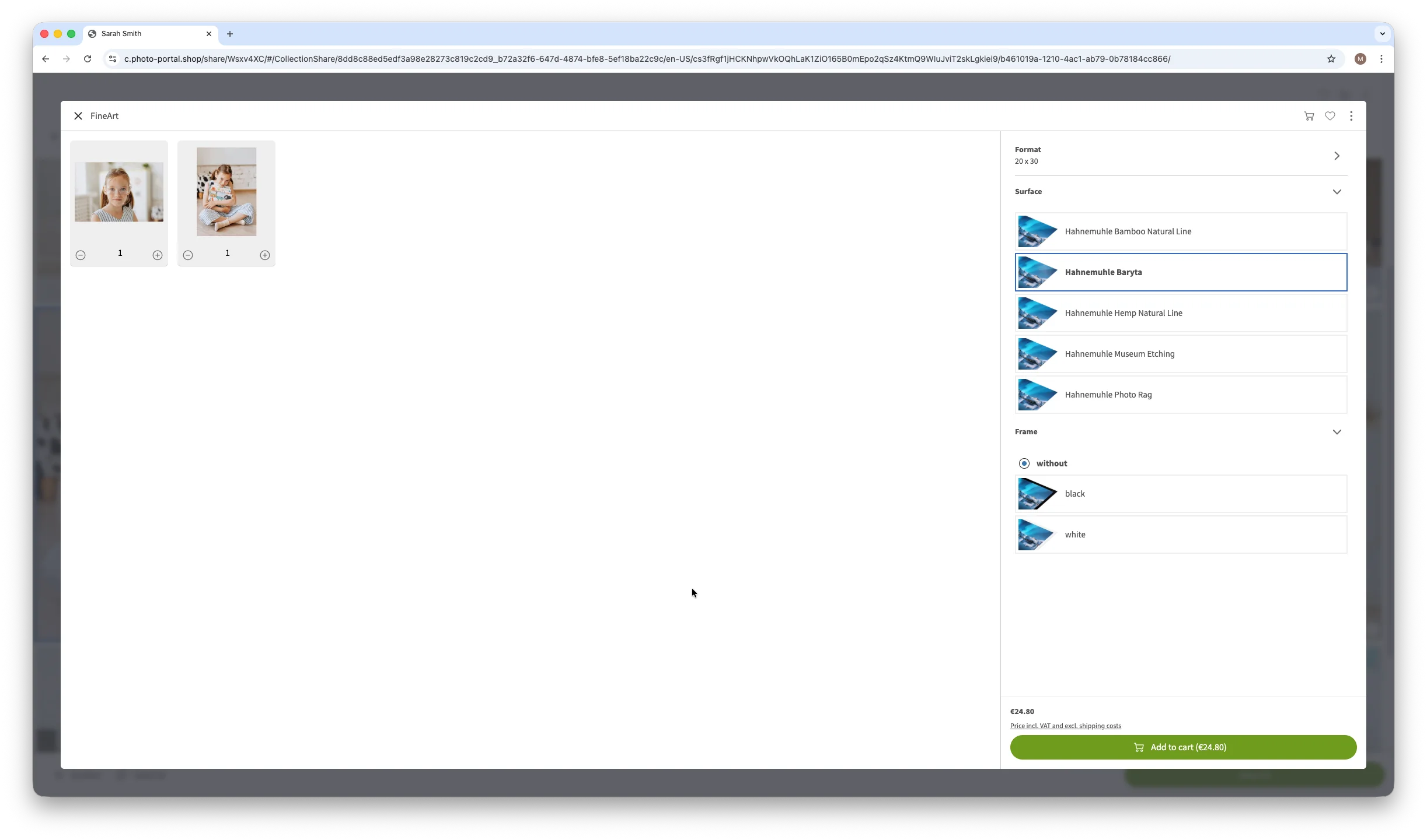 FineArt Fotoposter ausgewählt