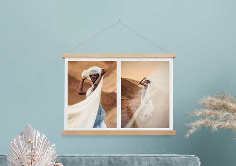 Poster/FineArt mit Holzaufhänger