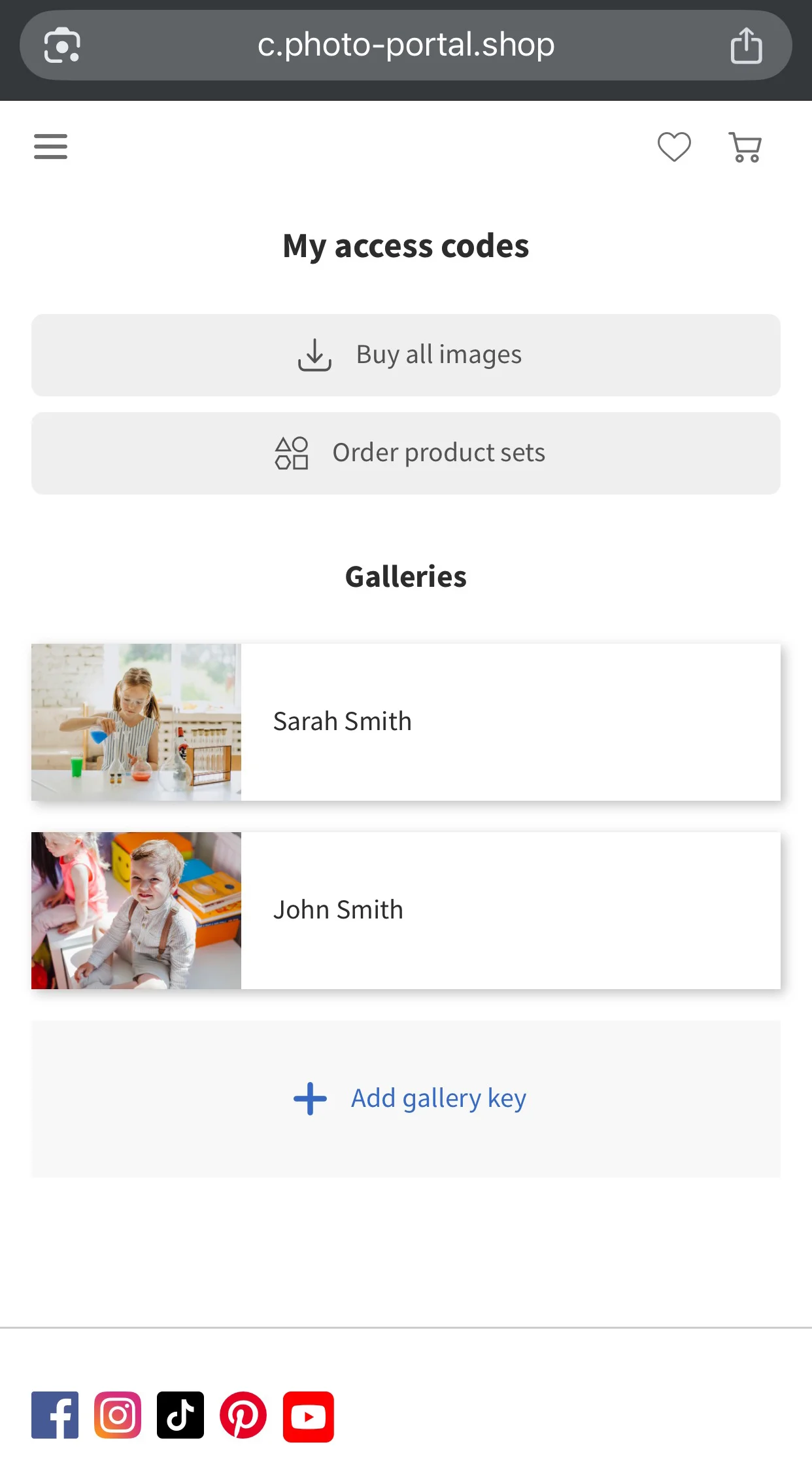 Mobil - Meine Zugangscodes