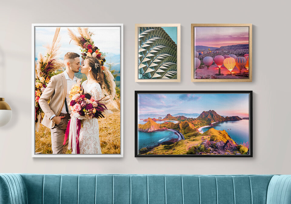 Pronto para pendurar, feito para impressionar