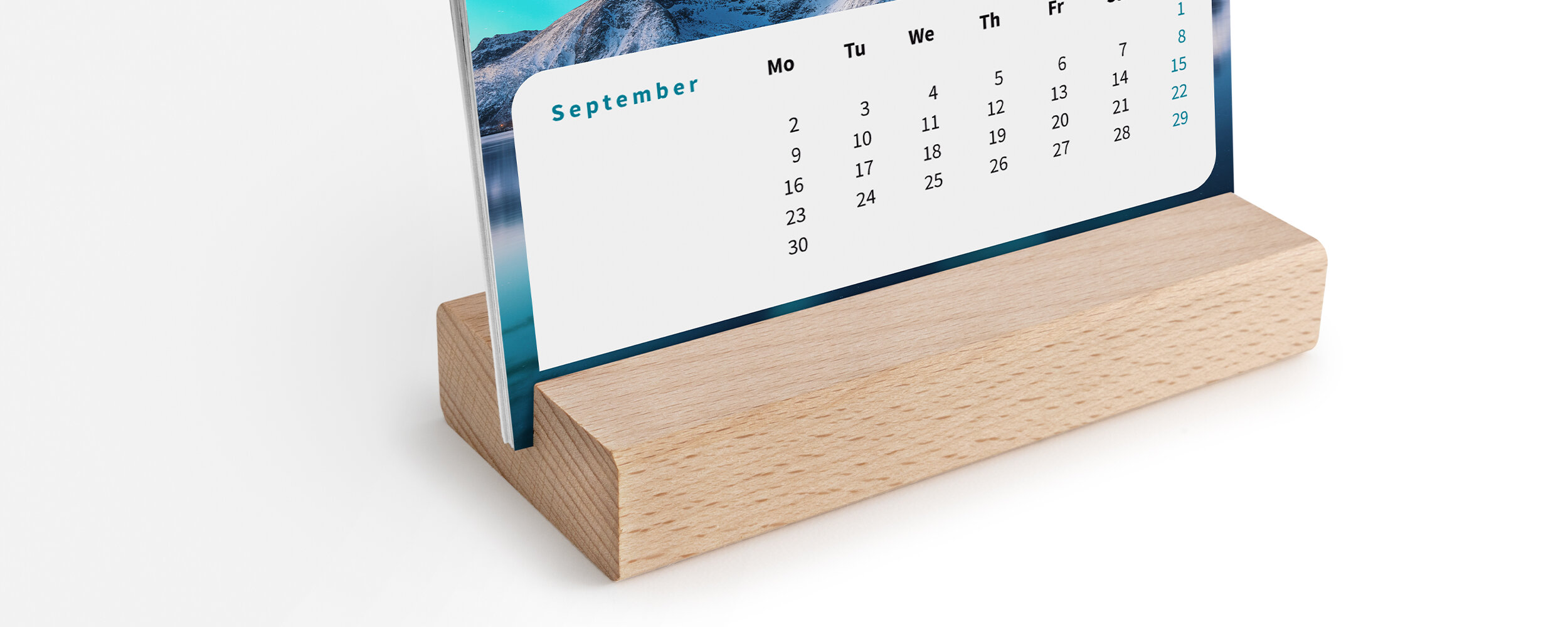 Wähle aus einer Vielzahl von Designs für deinen Kalender
