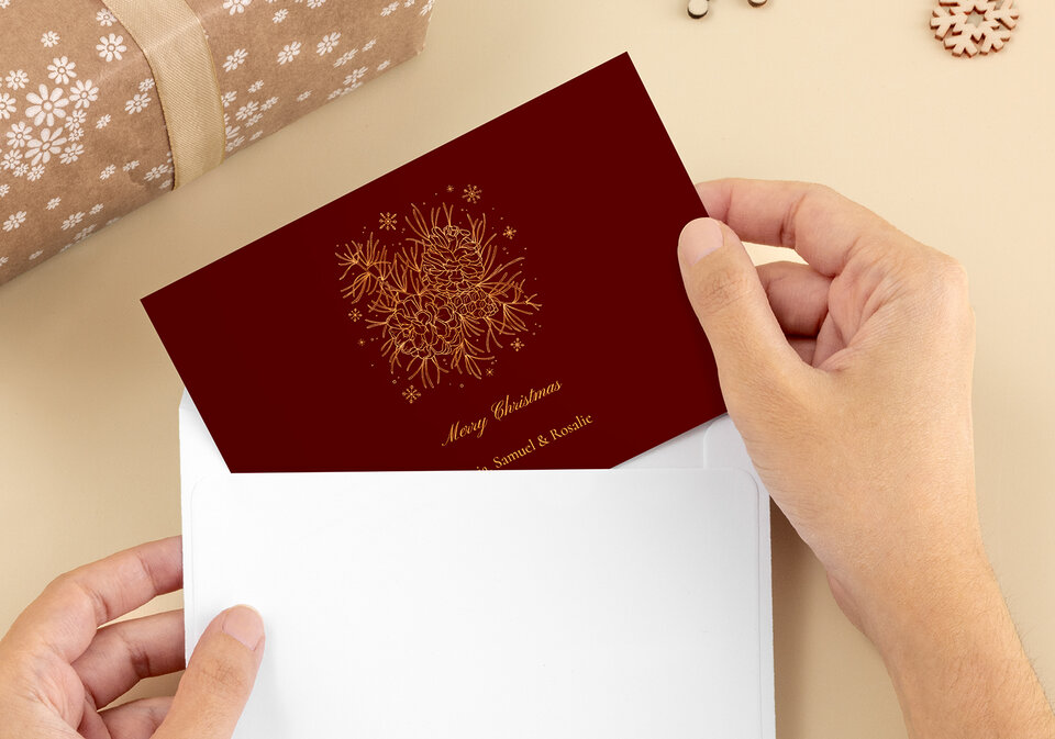 Ein passender Umschlag für den letzten Schliff