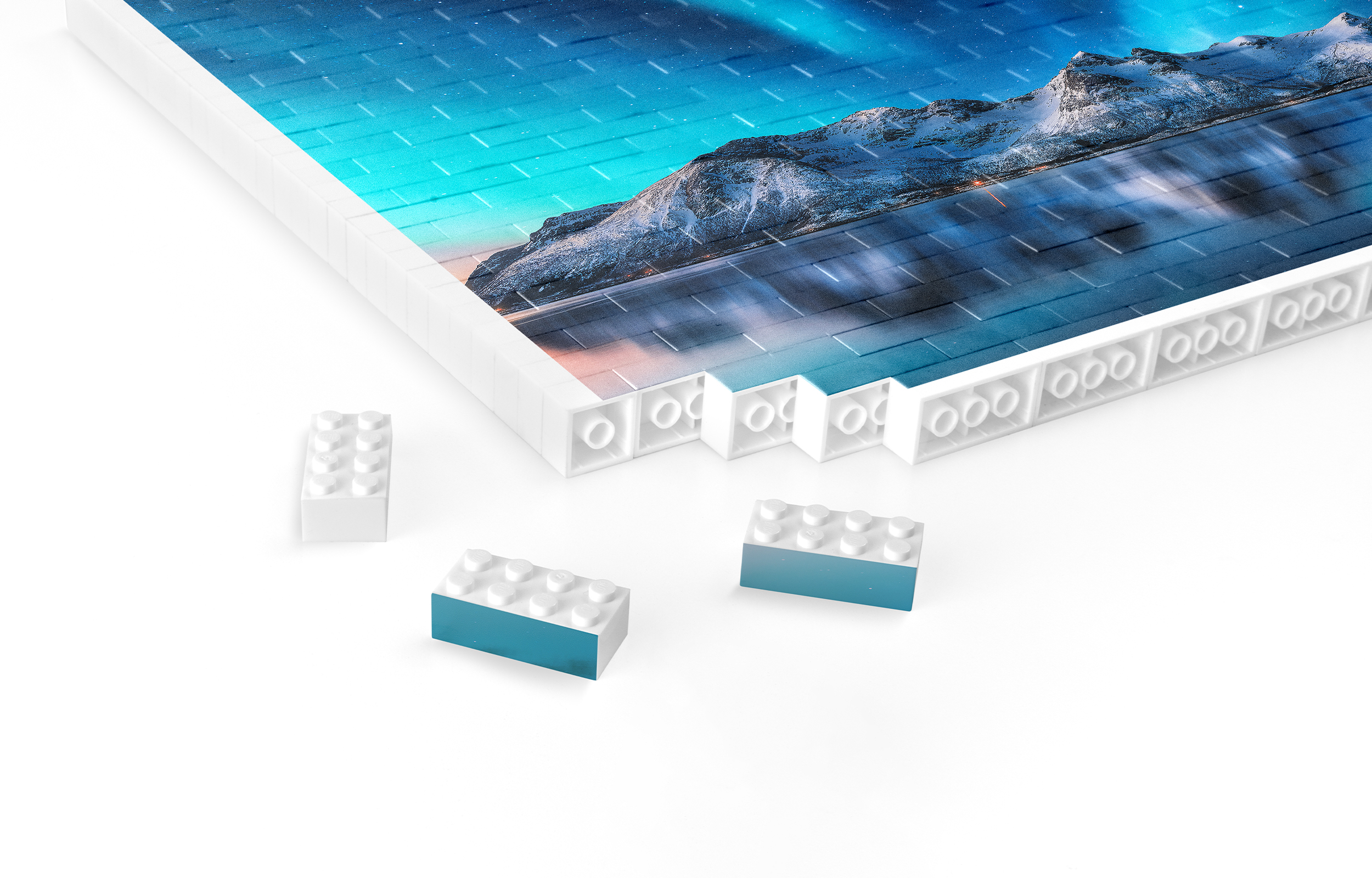 Strictly Briks – Set 216 Mattoncini Da Costruzione + Base In 4 Colori – Compatibili