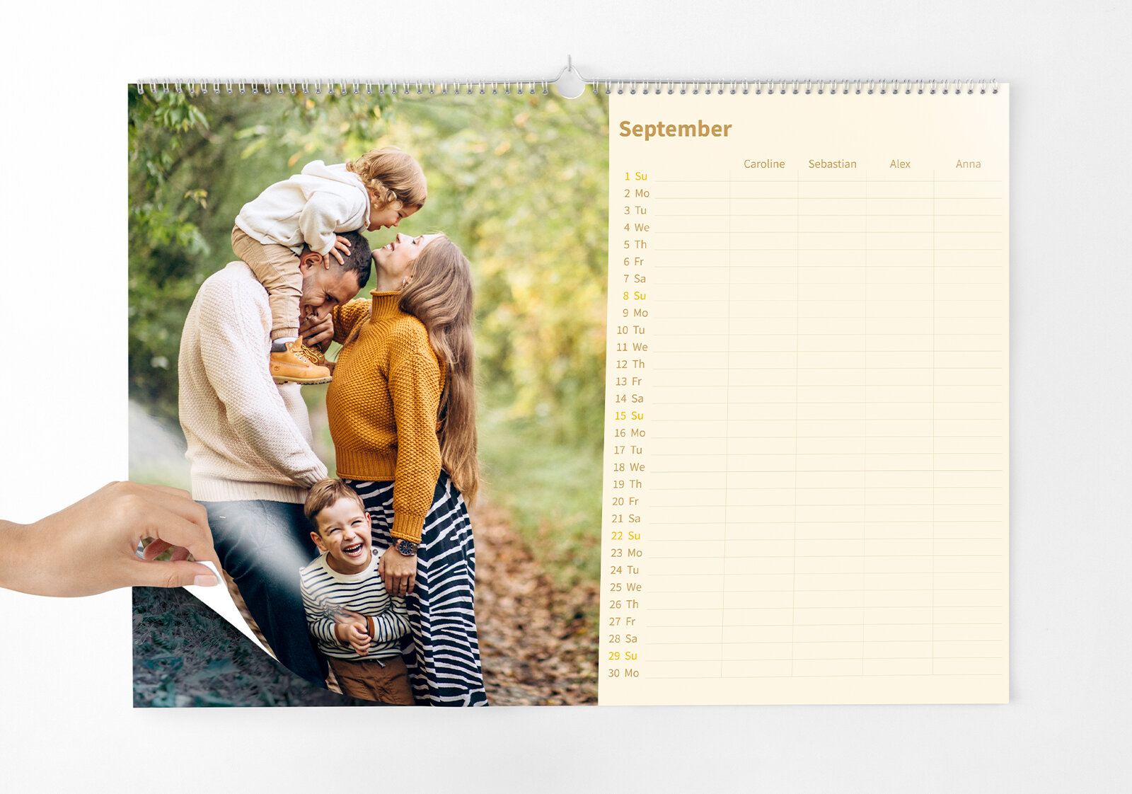 Familienkalender 60 x 45 (A2 quer)