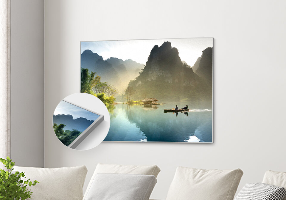 Wall Art in Aluminium Frame - 0