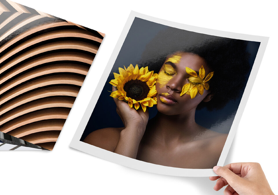 Die Posteroberfläche in Glanz