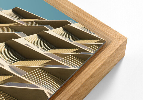 Cornice effetto ombra bianca