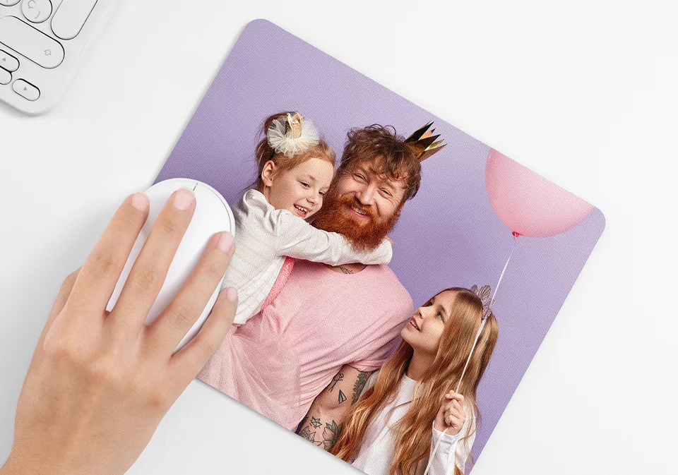 Tapete de rato fotográfico — personalizado