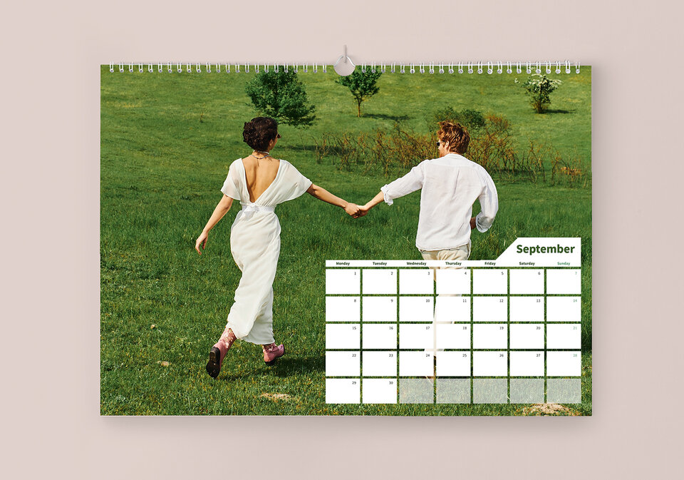 Wandkalender 45 x 30 (A3 quer)