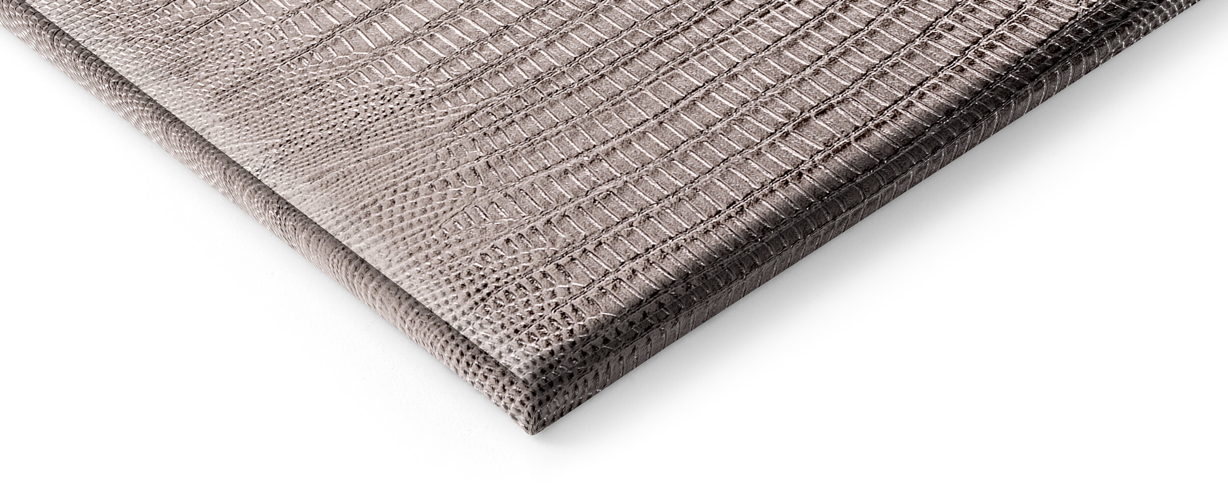 lizard leatherette silver