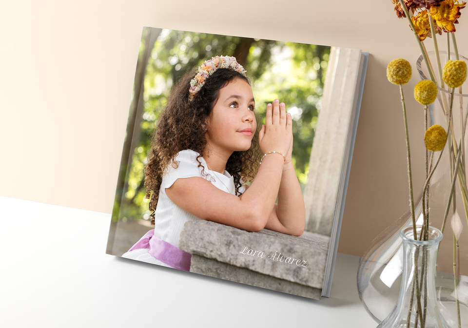 A timeless personalised Communion Photo Book