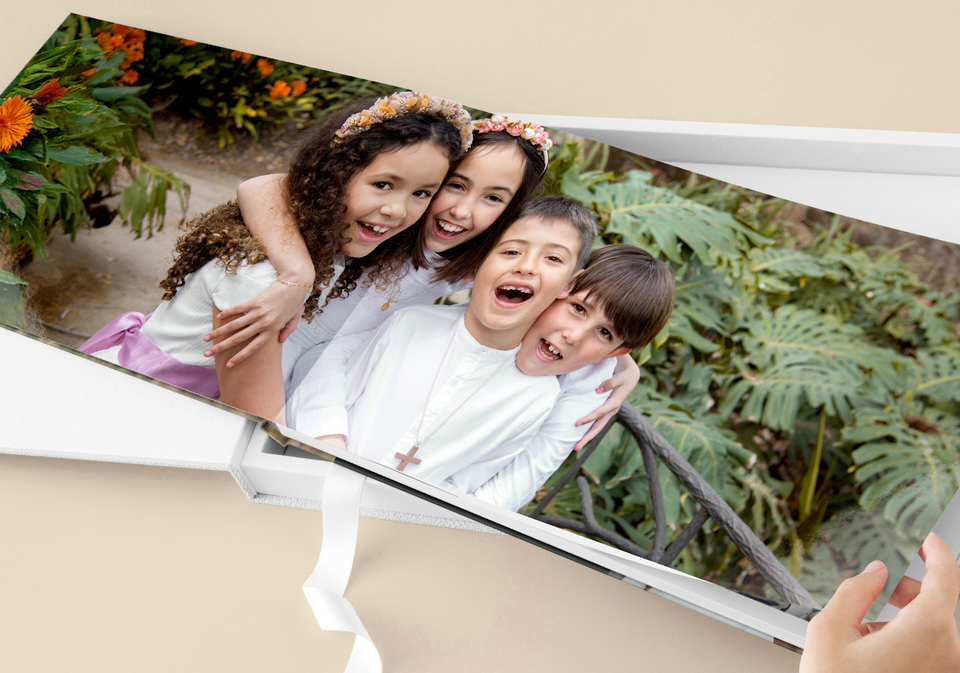 Your First Communion photographs, in full view!