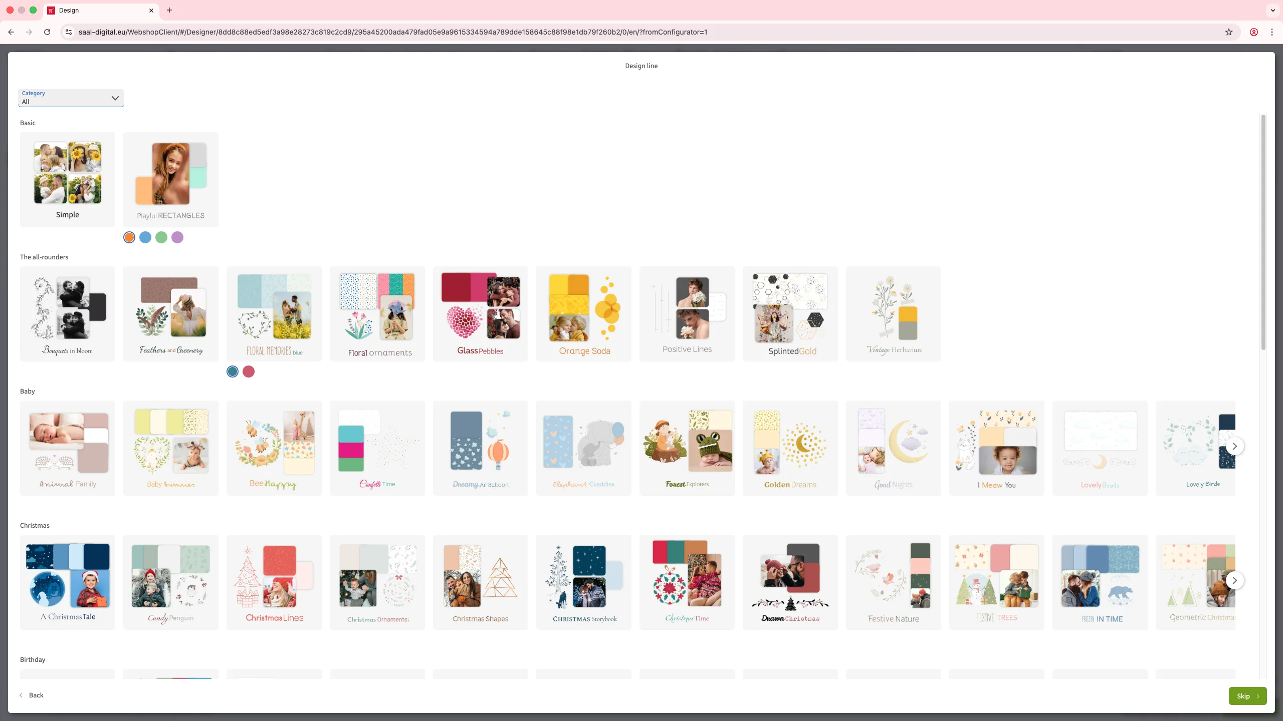 Hochzeit Designlinien