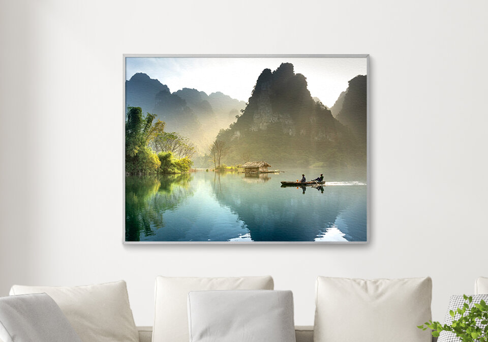 Wall Art in Aluminium Frame - 1