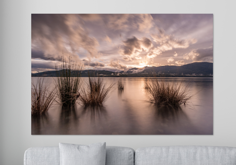 SIMBJOIS - Mensch in LandschaftWandbild