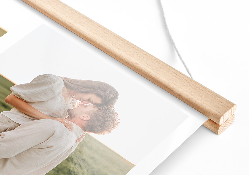 Poster oder FineArt mit Holzaufhänger - 1