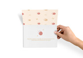 Cartes pliées chevalet