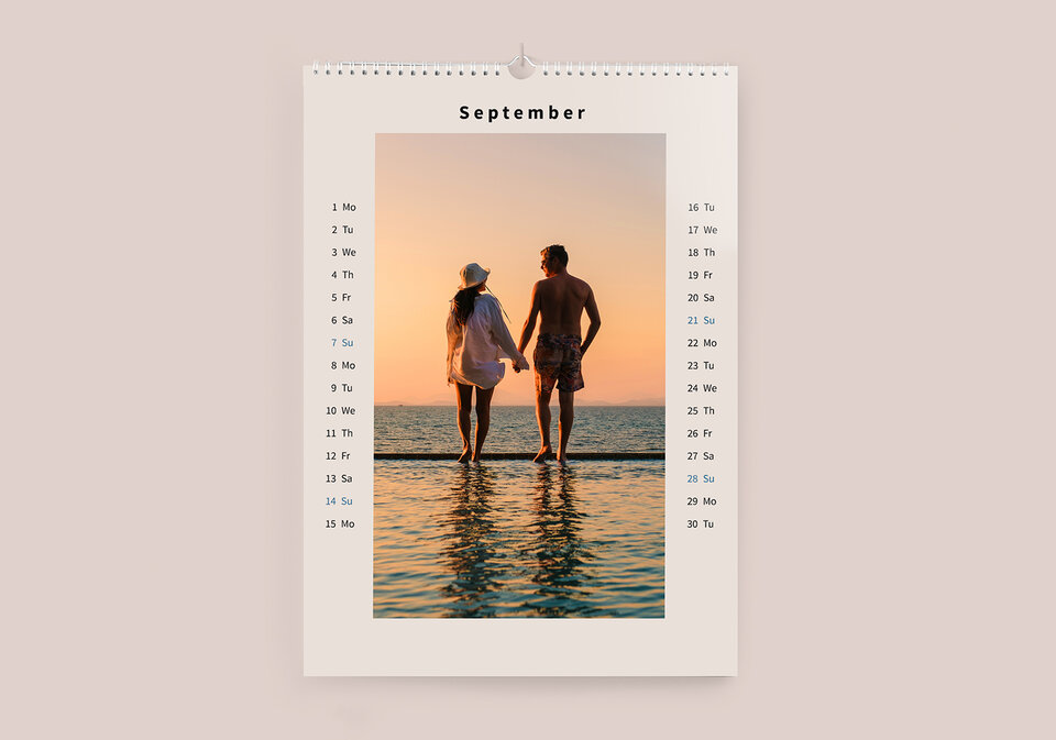 Wandkalender 30 x 45 (A3 hoch)