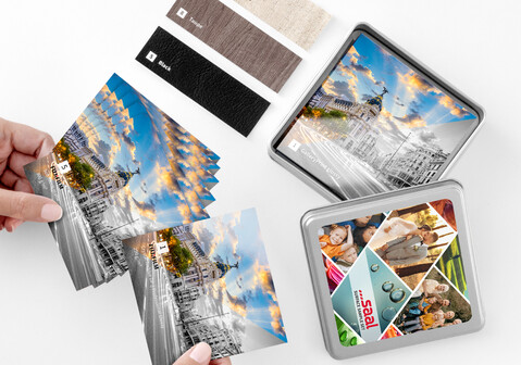 Komplexní sada vzorků materiálů